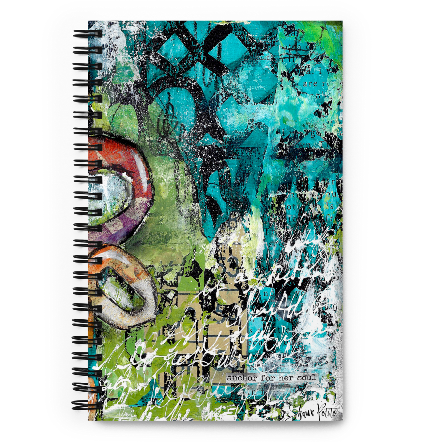 Anchor for her Soul, Spiral notebook with dotted pages