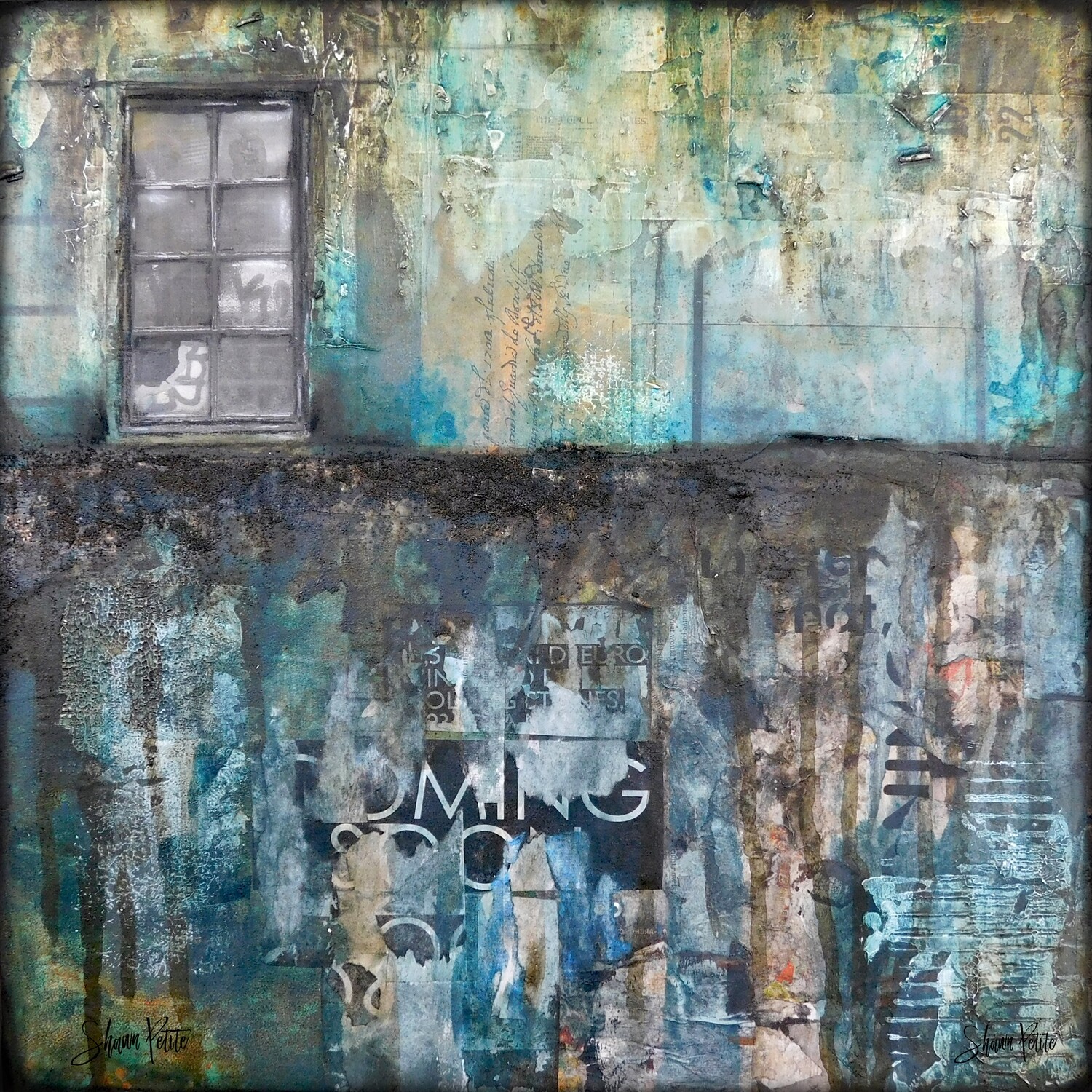 "Urban Decay" Print on Wood and Print to be Framed