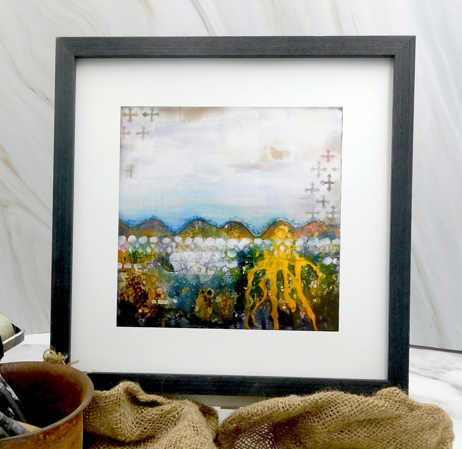&quot;The Planting&quot; print #3 of 5, 8x8 Limited edition Print to be framed