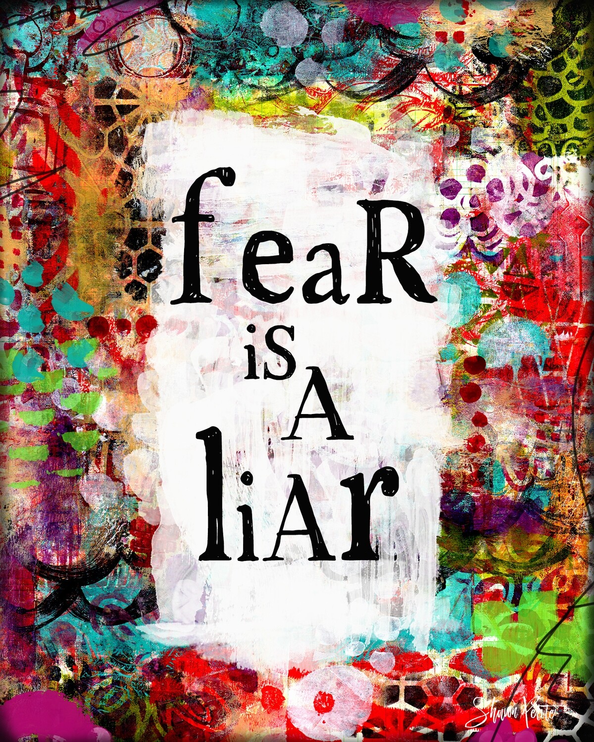 "Fear is a liar" digital instant download