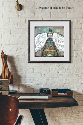 "Angel of Transformation" Print to be Framed