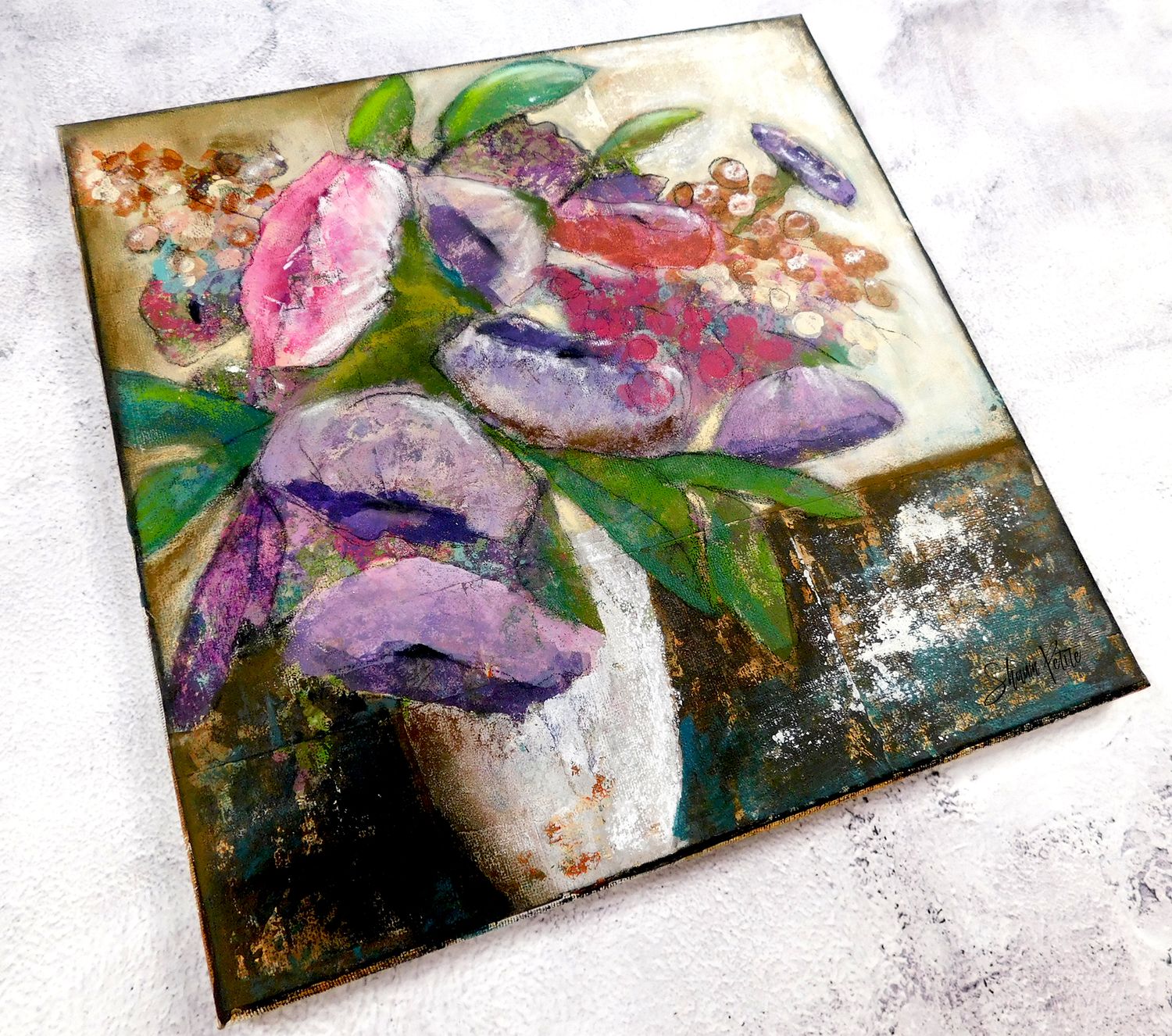 Mixed-media-portrait-with-flowers-art-print