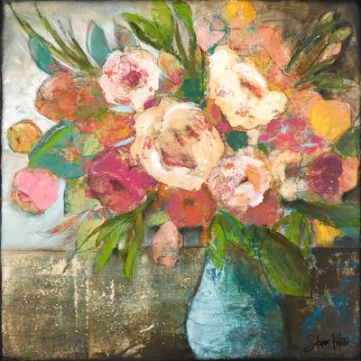 &quot;Making space for beauty&quot; floral, Print to be Framed