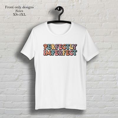 Perfectly Imperfect white short sleeve t-shirt