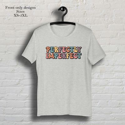 Perfectly Imperfect athletic grey short sleeve t-shirt