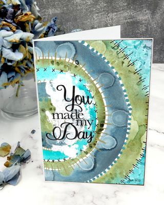 &quot;You made my day&quot; 5x7 card