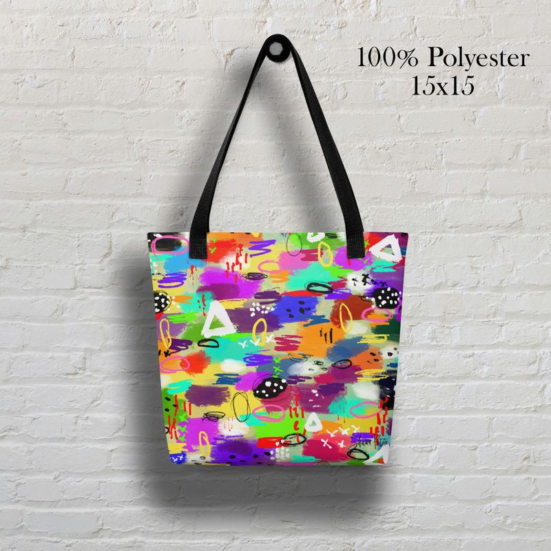 Colorful abstract Tote bag