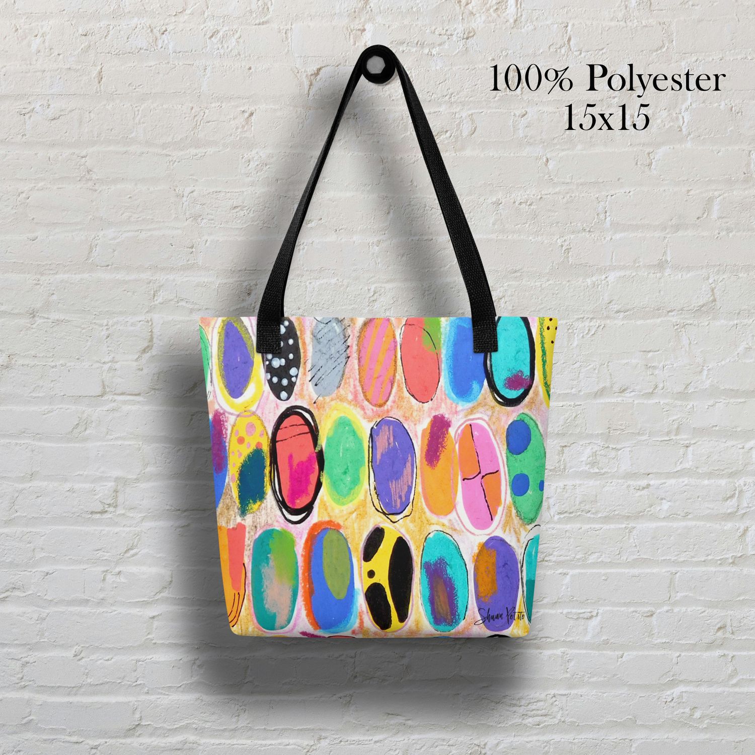 Colorful circles Tote bag
