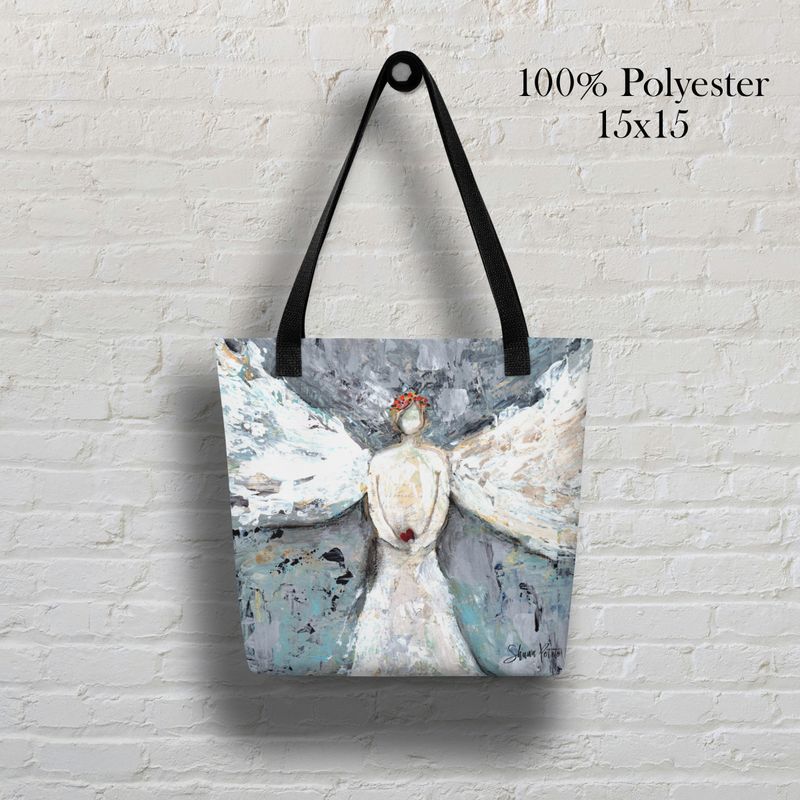 Angel Guiding Tote bag