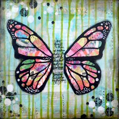 "Joy Rising" butterfly, Print to be Framed