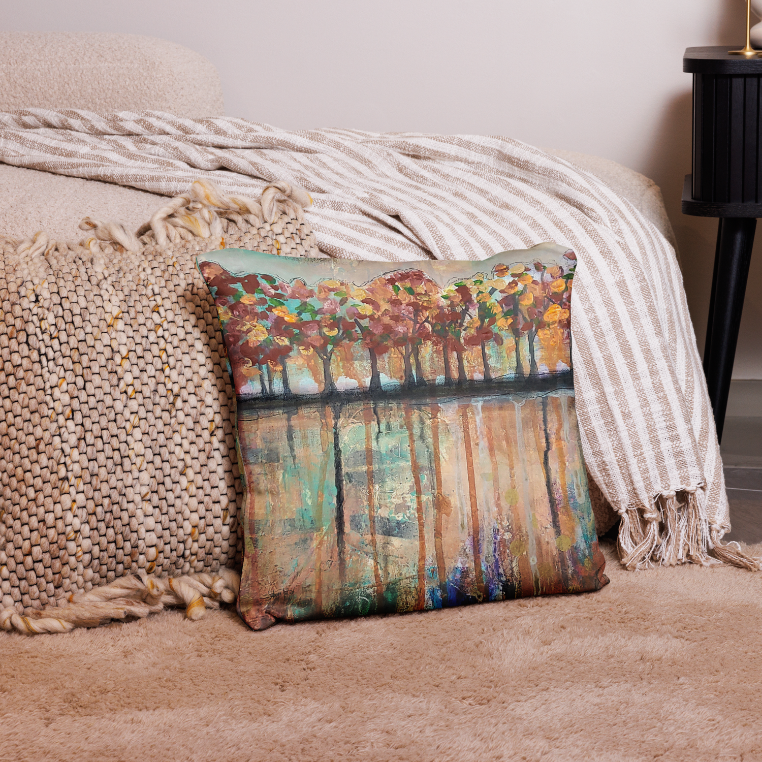 A walk in the park Pillow