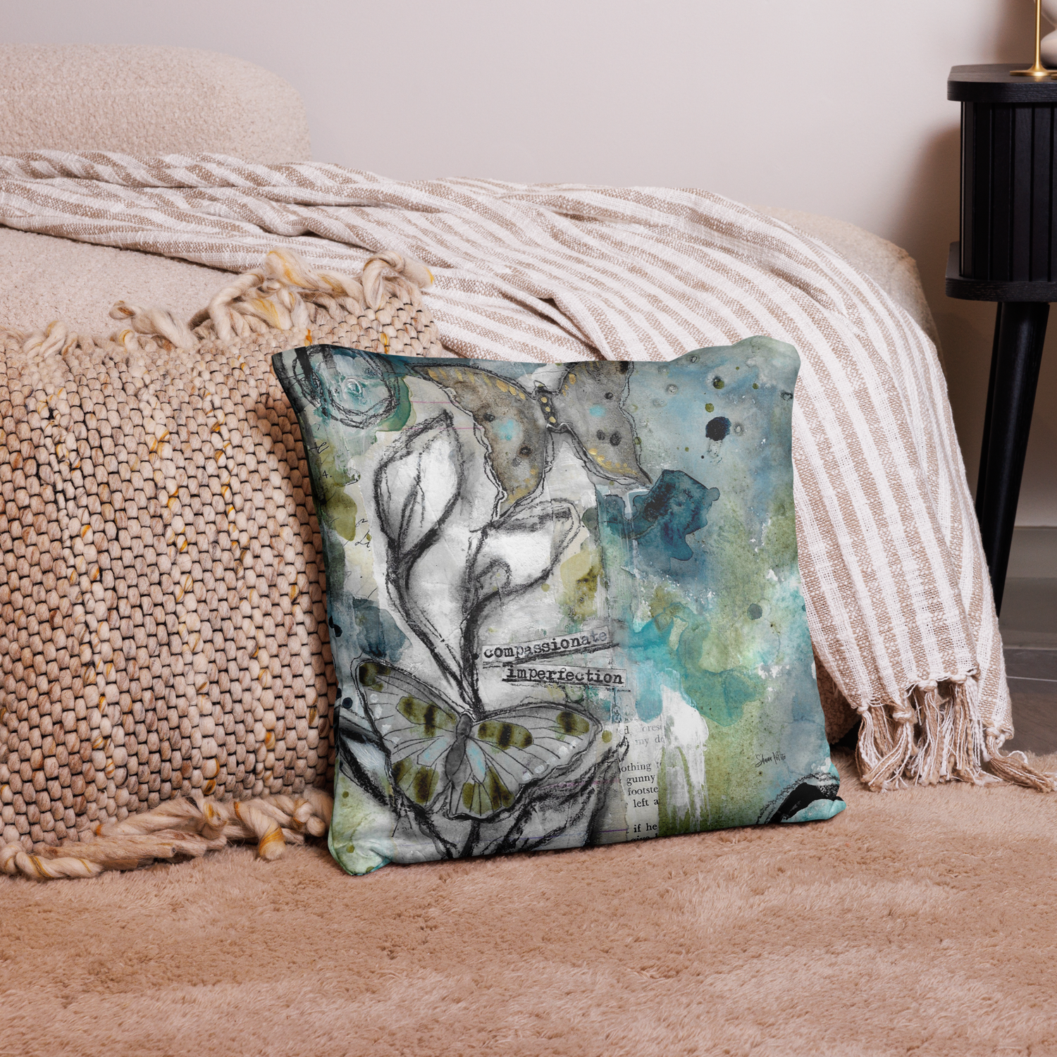 Compassionate Imperfection Pillow