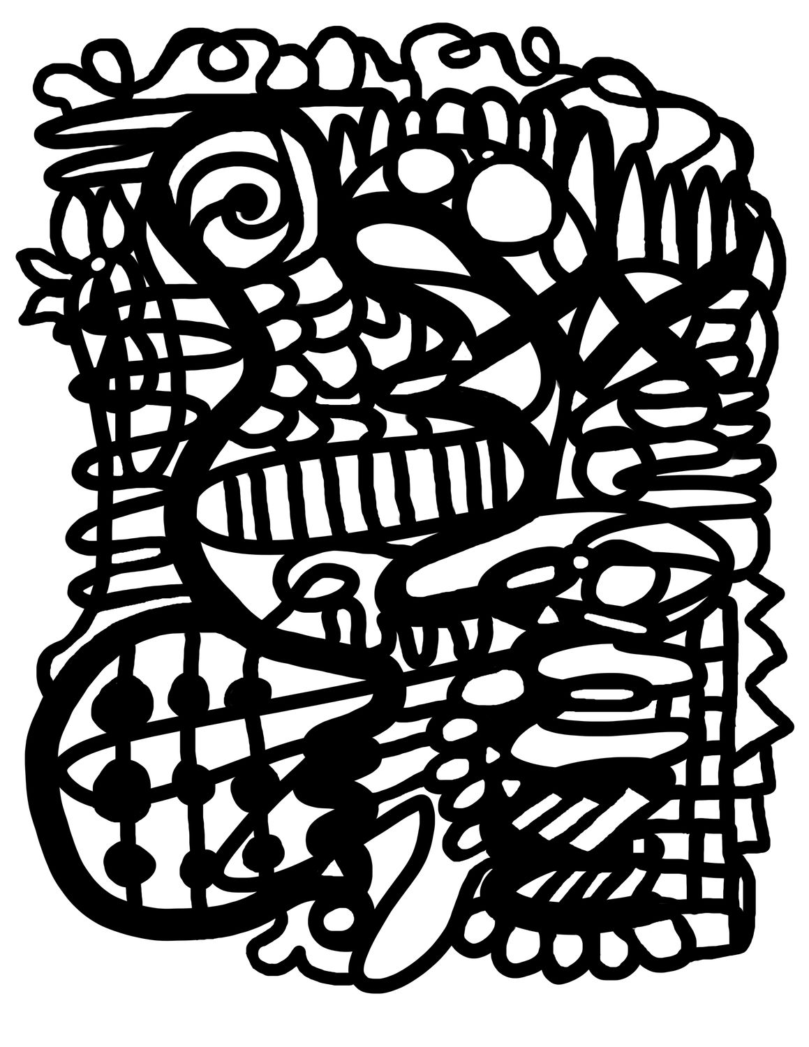 Messy Marks 2 with mask stencil 8x10