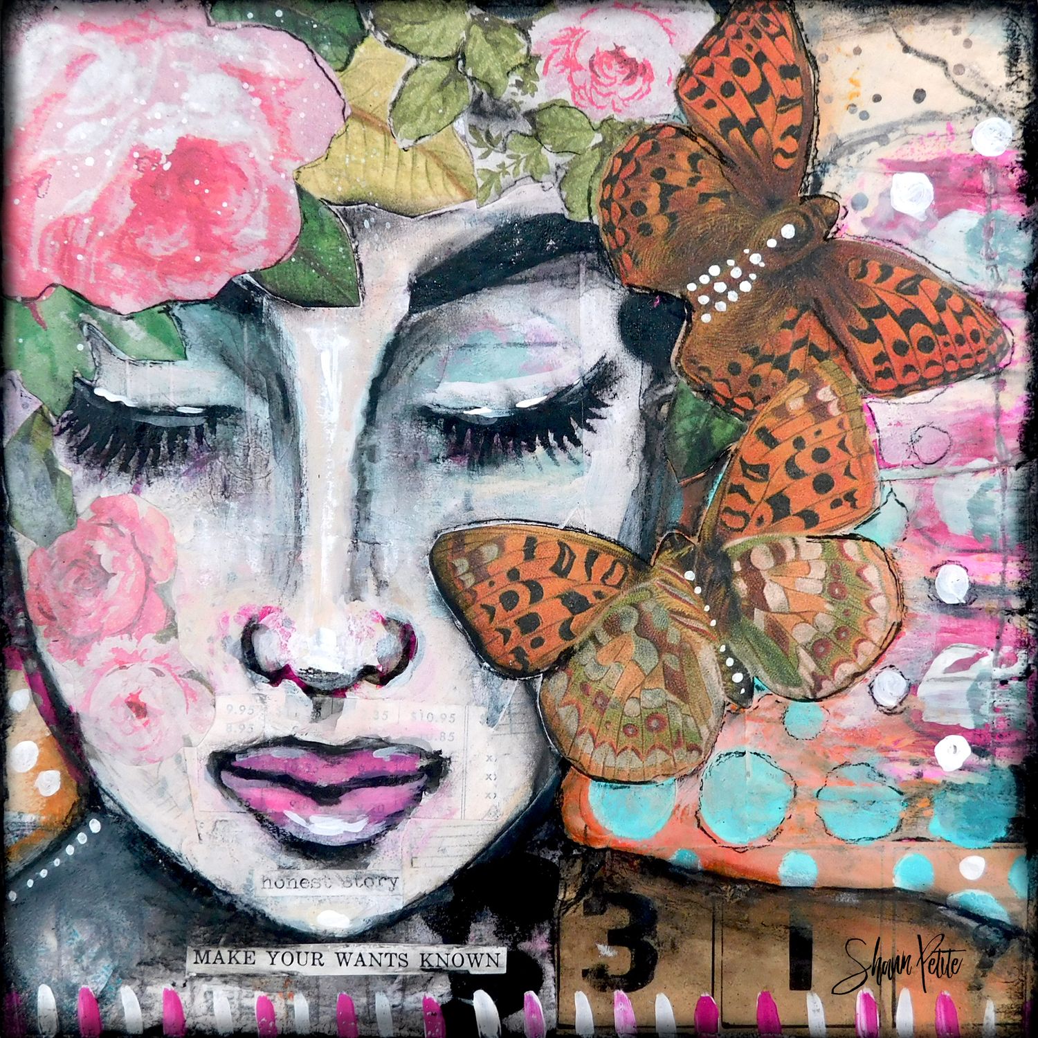 &quot;Honest Story&quot;  Print on Wood and Print to be Framed