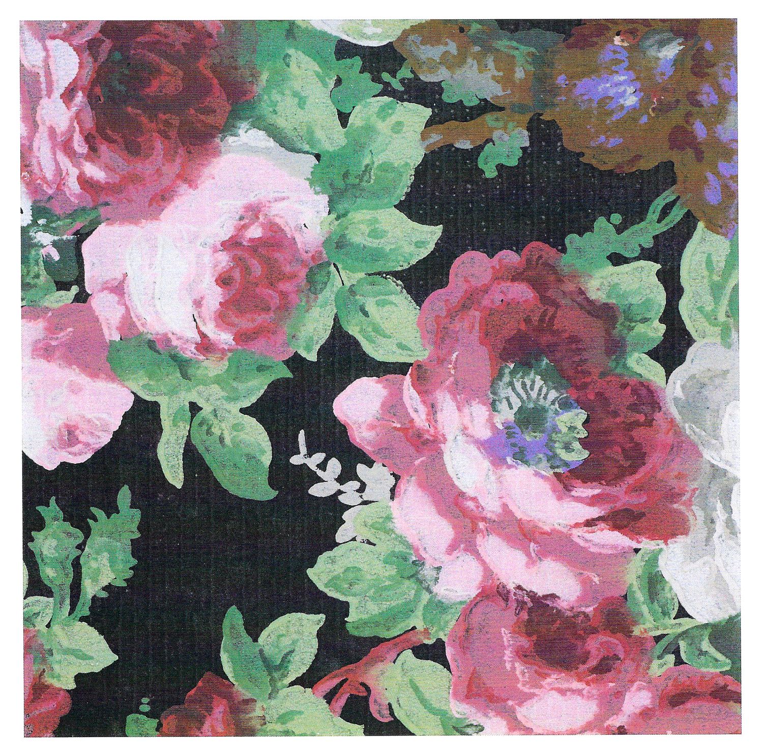 New vintage wallpaper 1 collage papers **INSTANT DOWNLOAD** 8 pages