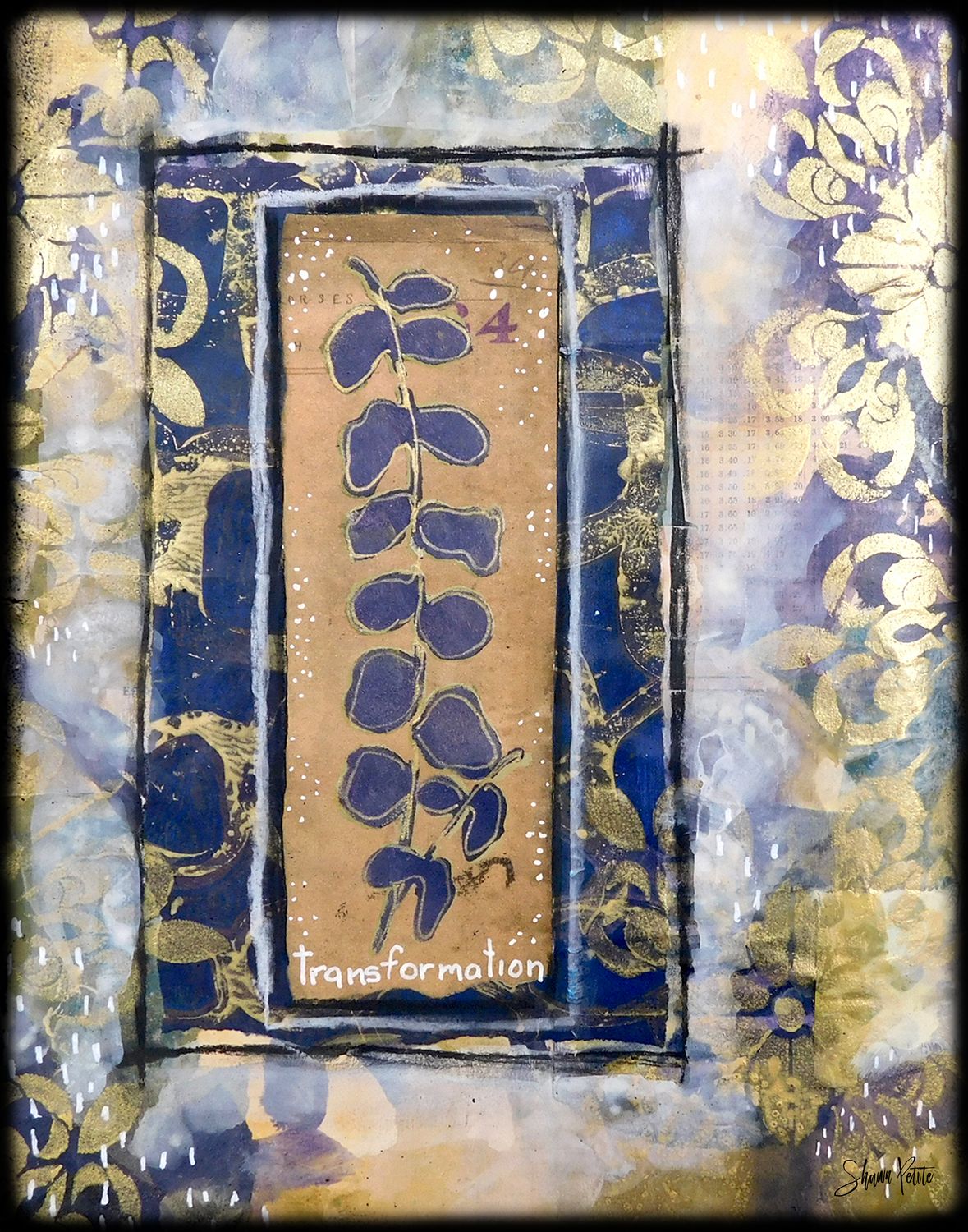 &quot;Transformation&quot;, Print on Wood and Print to be Framed