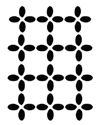 Petals 2 Stencil 8x10