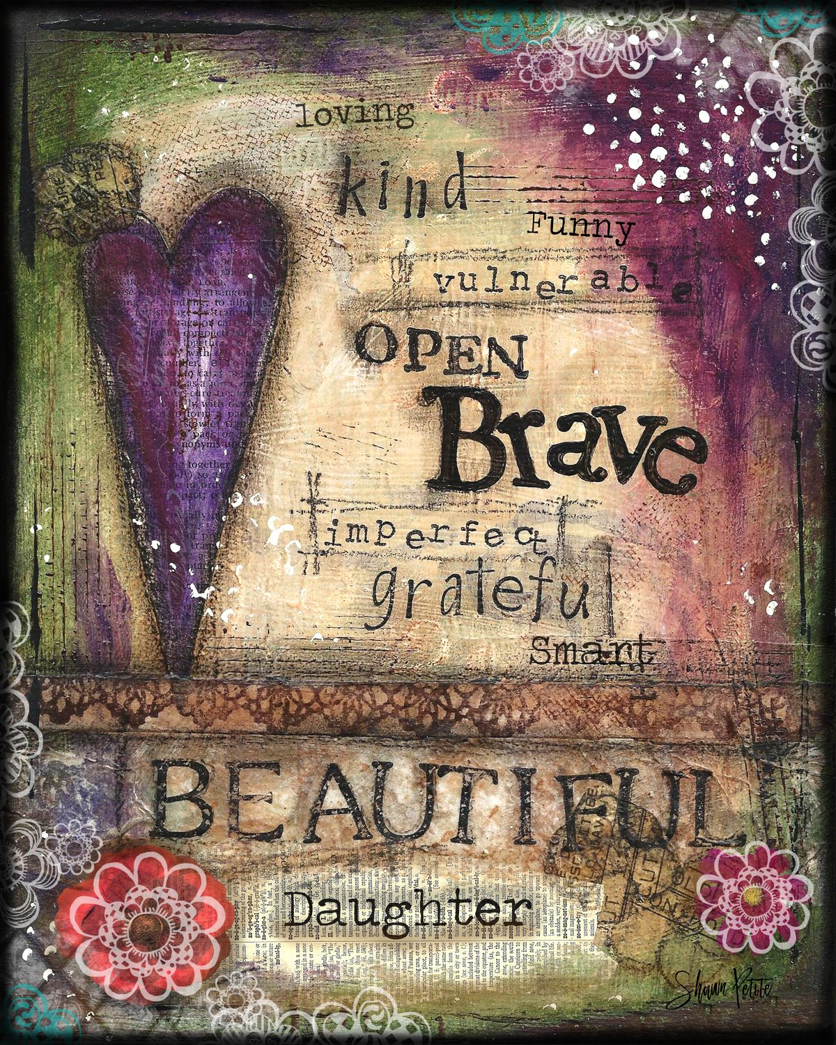 Beautiful daughter, digital instant download