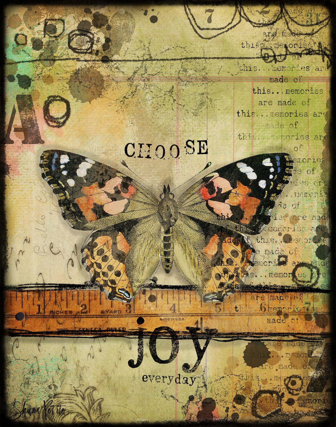Butterfly Series Choose Joy digital instant download