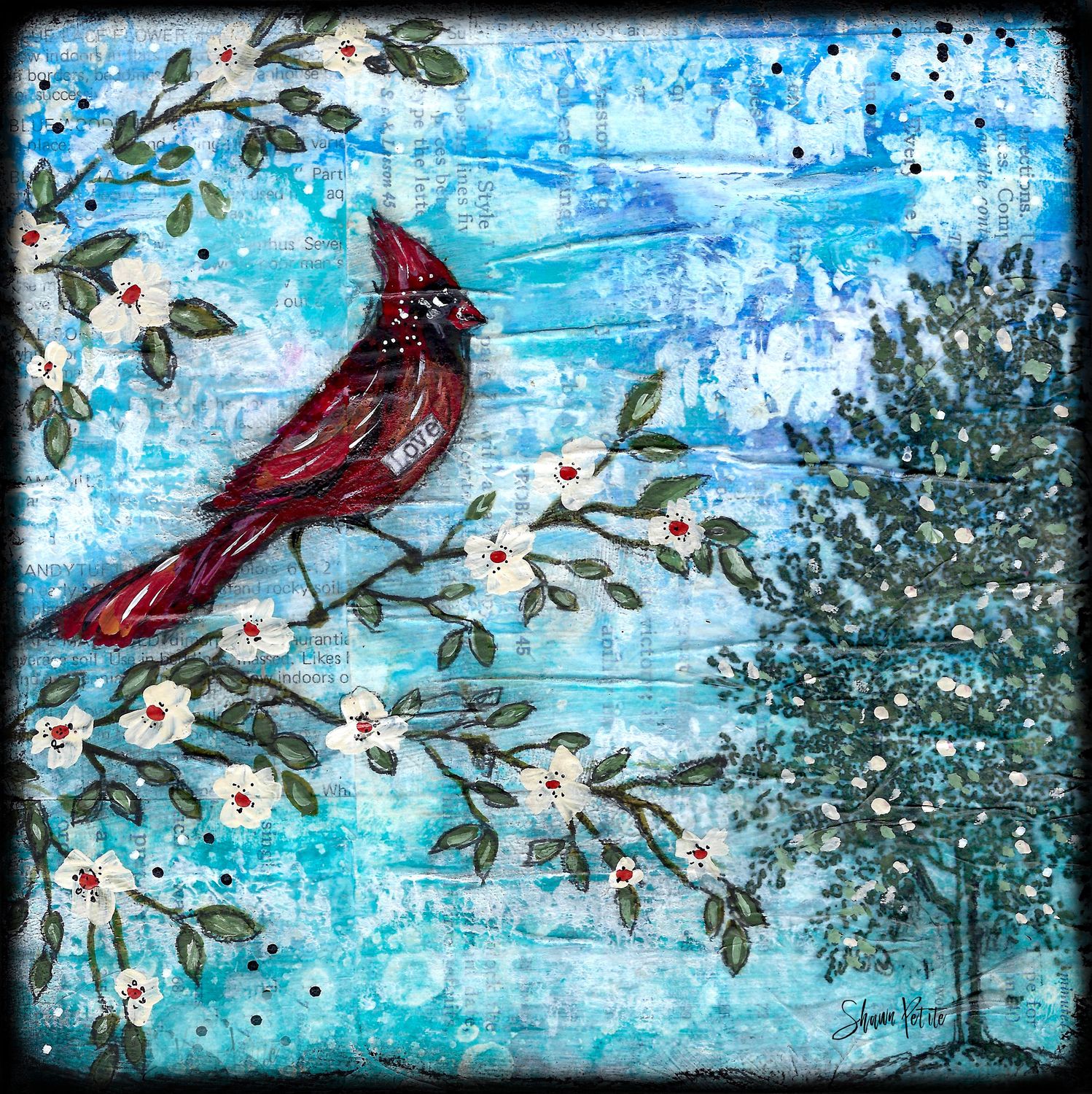 Cardinal love, digital instant download