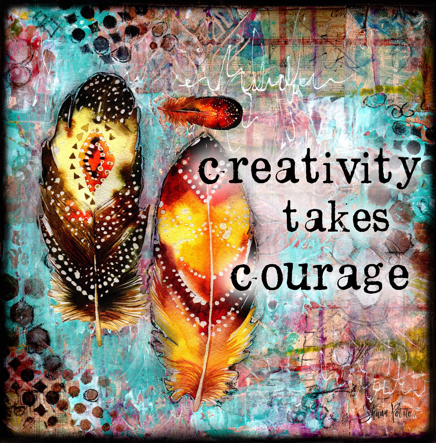 Creativity takes Courage, digital instant download