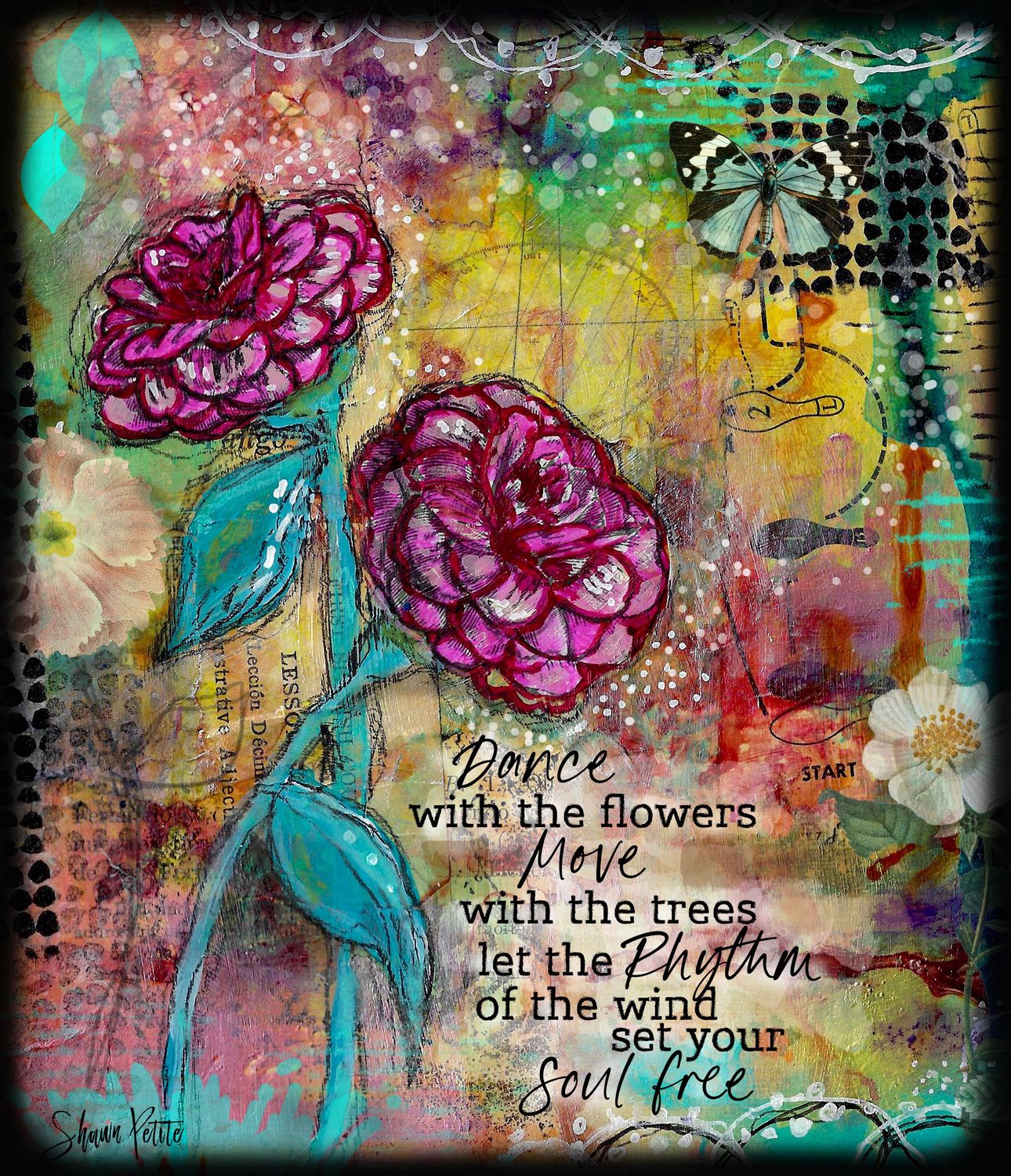 Dance and set your soul free, digital instant download