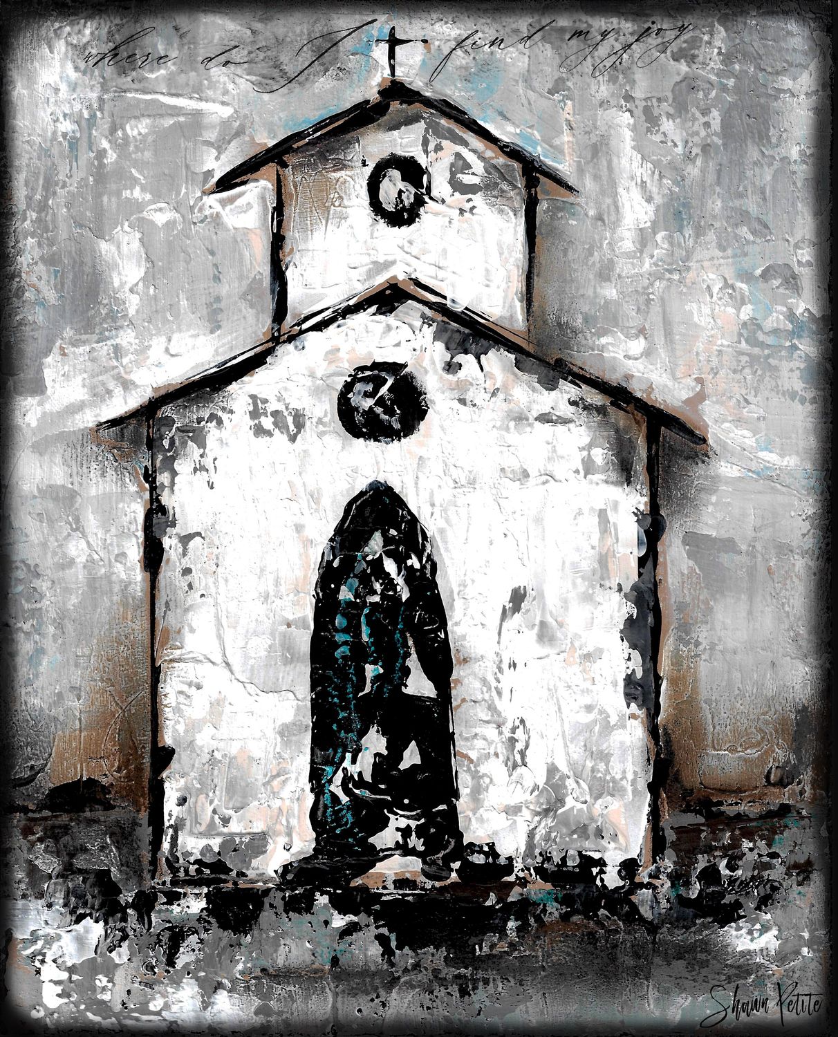 Find my Joy white church digital instant download