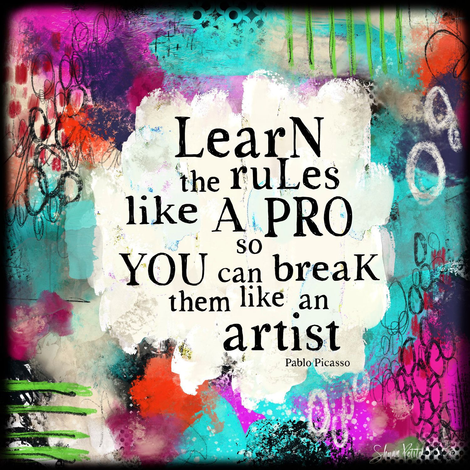 Learn the rules like a pro Picasso digital instant download