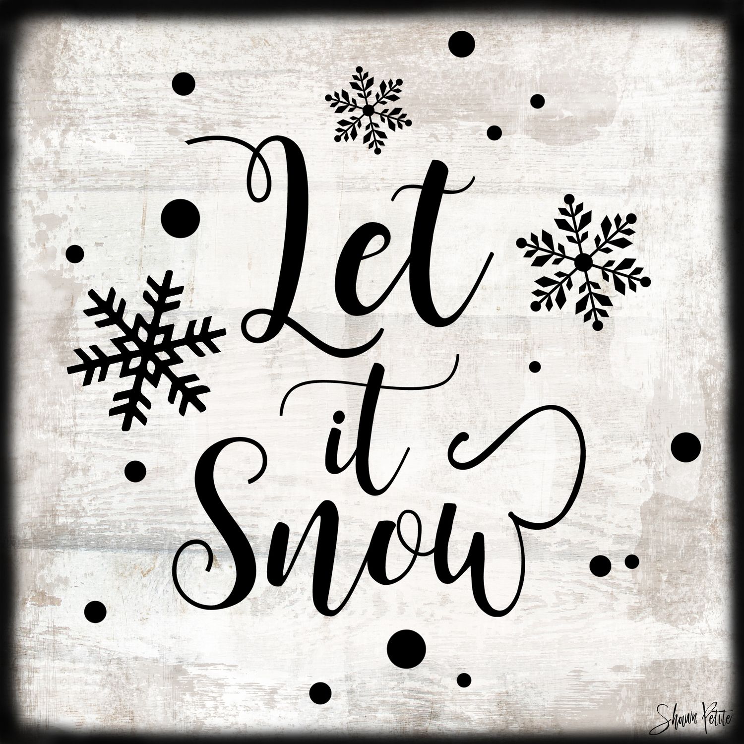 Let it snow, digital instant download
