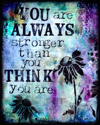 You are always stronger than you think digital instant download