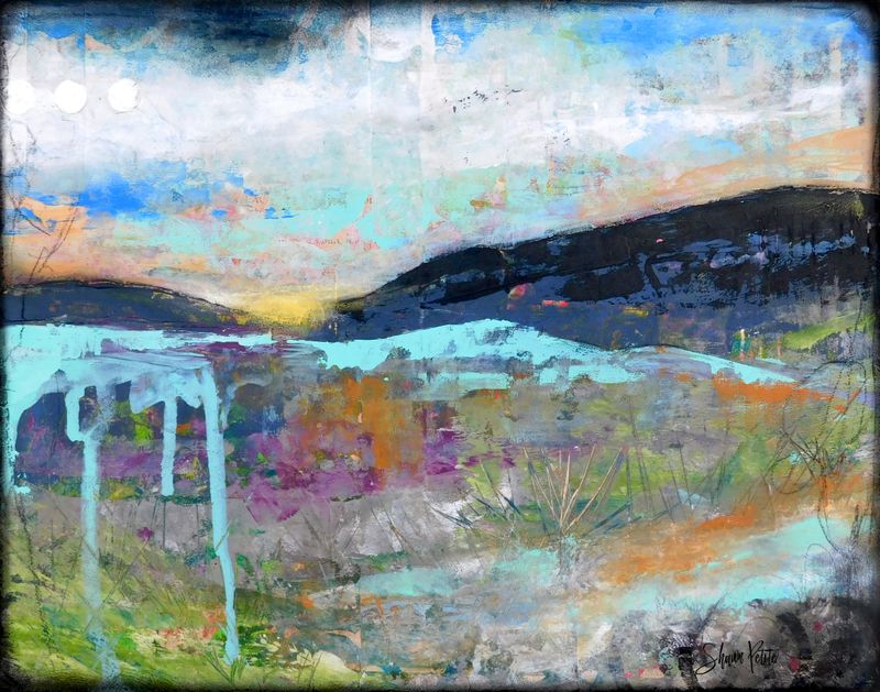 &quot;Dazzled by the World&quot;, Print on Wood and Print to be Framed