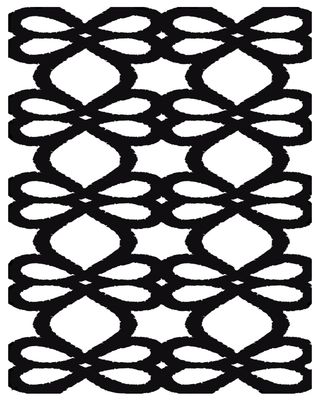 Geometric Flowers 6 mask stencil 8x10