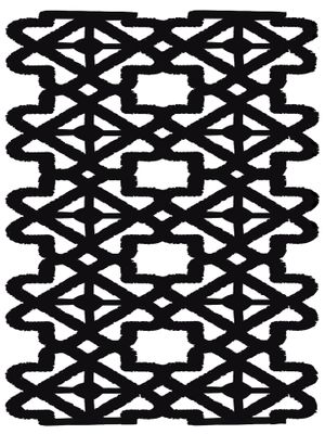 Geometric Flowers 7 mask stencil 9x12