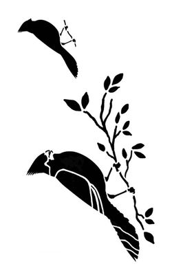 Cardinals 1 stencil 5x8