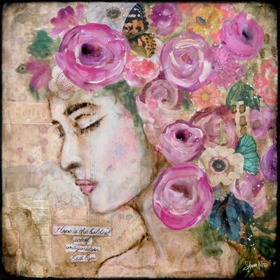 &quot;Hope is the boldest act of imagination&quot; Print to be Framed