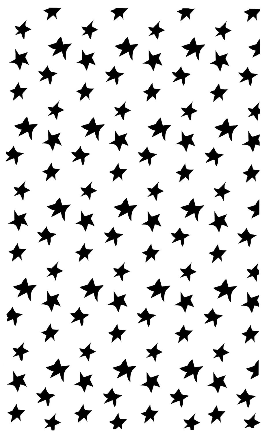 Stars 2 stencil 5x8