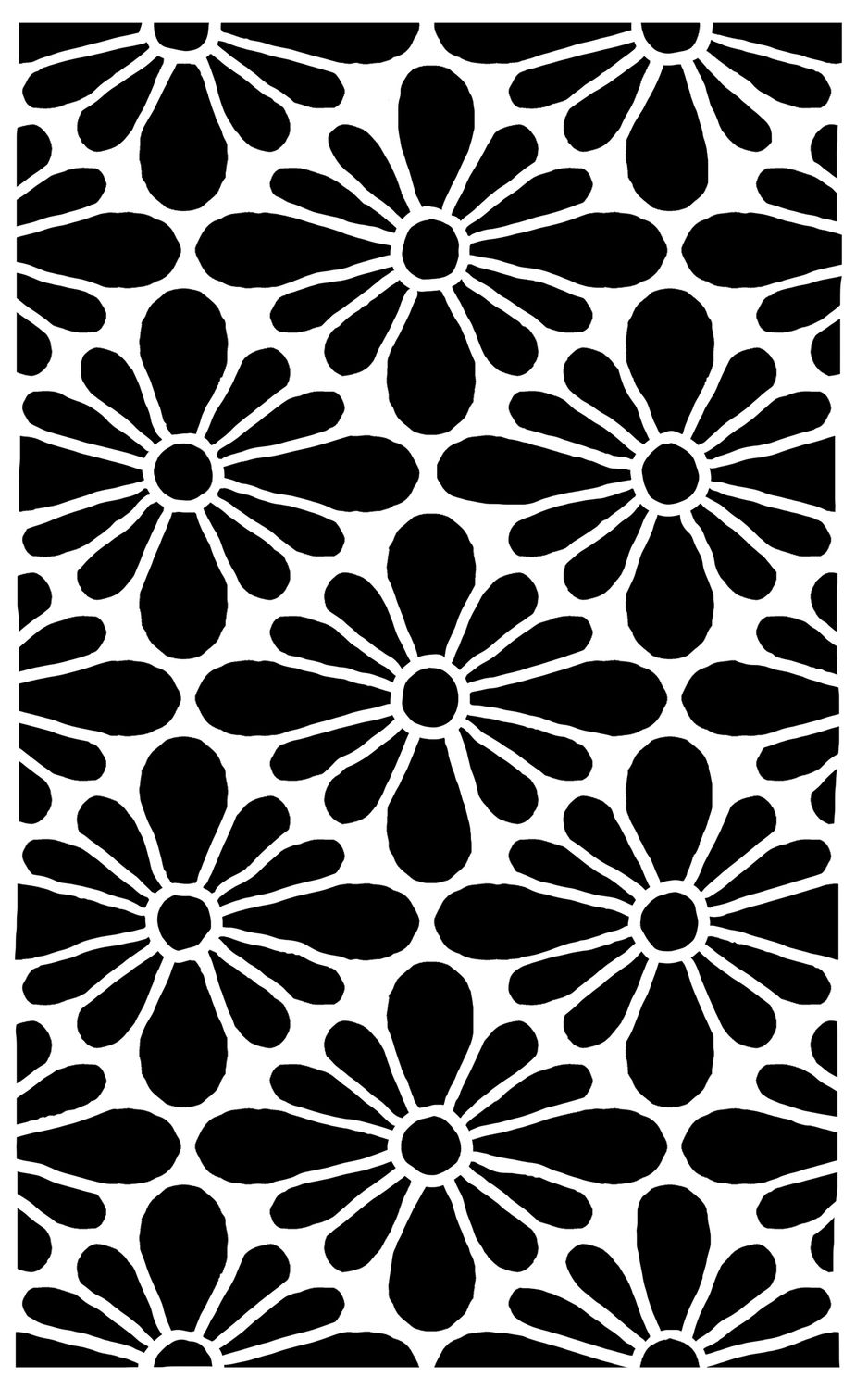 Vintage Pattern 2 stencil 5x8