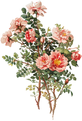 Vintage Floral collage papers **INSTANT DOWNLOAD** 5 pages