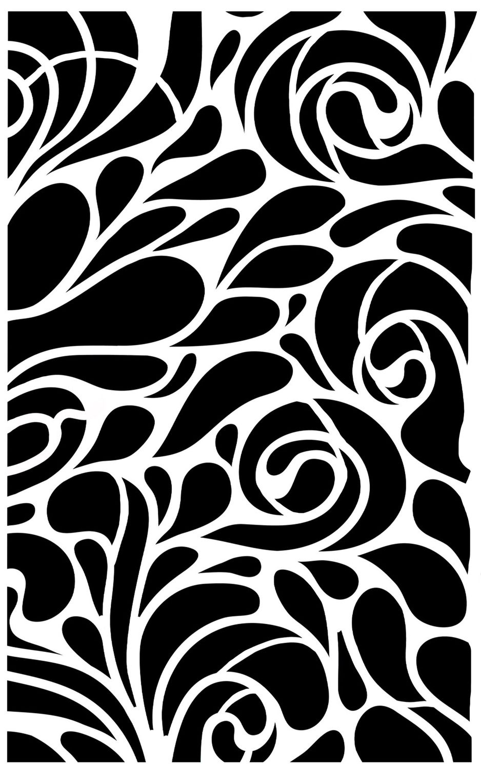 Retro Pattern 2 stencil 5x8