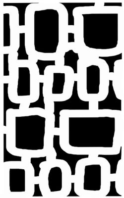 Retro Pattern 3 stencil 5x8