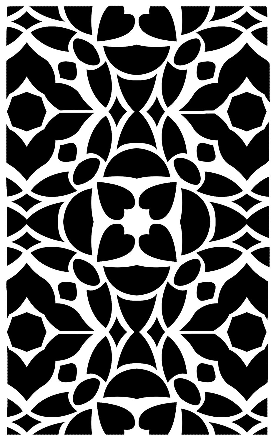 Mosaic 4 stencil 5x8