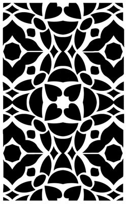 Mosaic 4 stencil 5x8