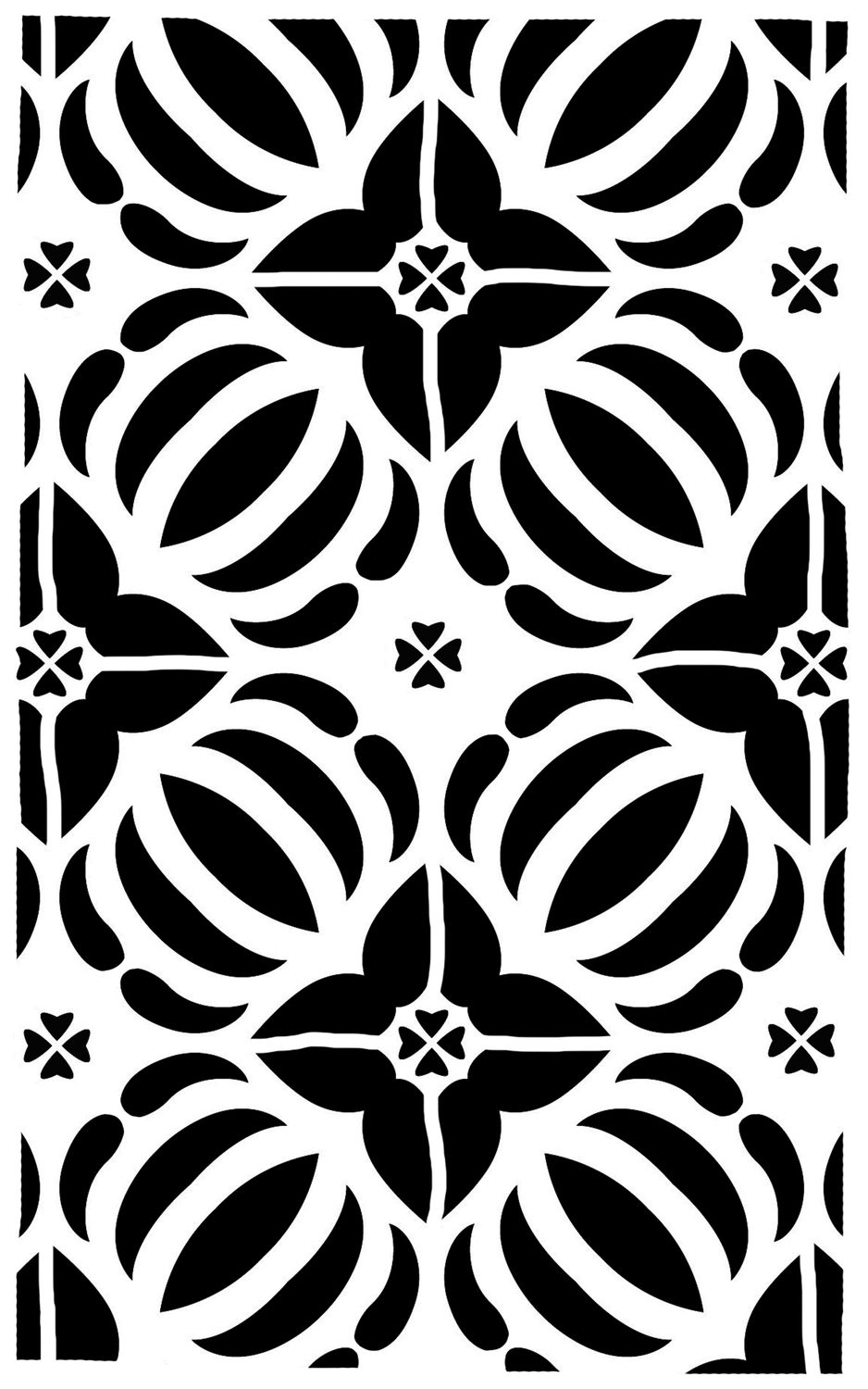 Mosaic 5 stencil 5x8