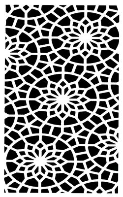 Mediterranean 3 stencil 5x8
