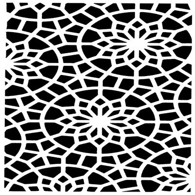 Mediterranean 3 stencil 6x6