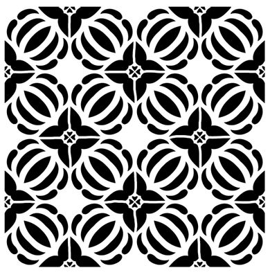 Mosaic 5 stencil 6x6