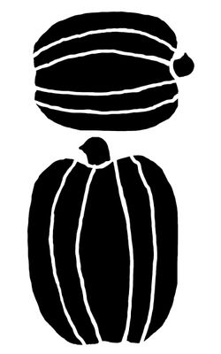 Pumpkins tall stencil 5x8