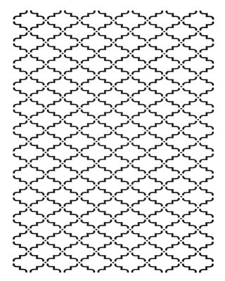 Trellis stencil 8x10