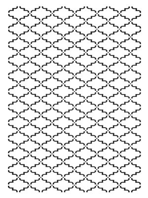 Trellis stencil 9x12