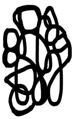 Swirl 1 mask stencil 5x8